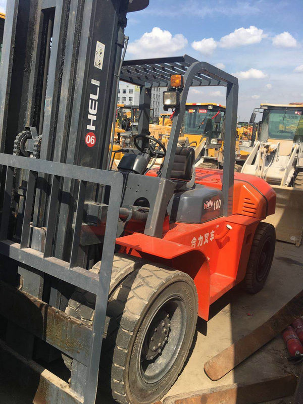 二手10吨三门架叉车