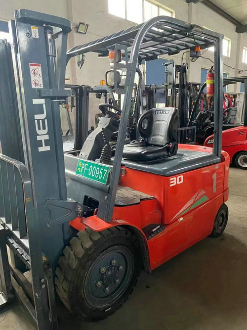 二手合力3吨电瓶叉车